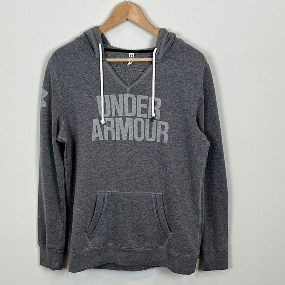 Under Armour Gray Pullover Hoodie Casual Loose Outdoors Women's - Size M - Picture 1 of 8